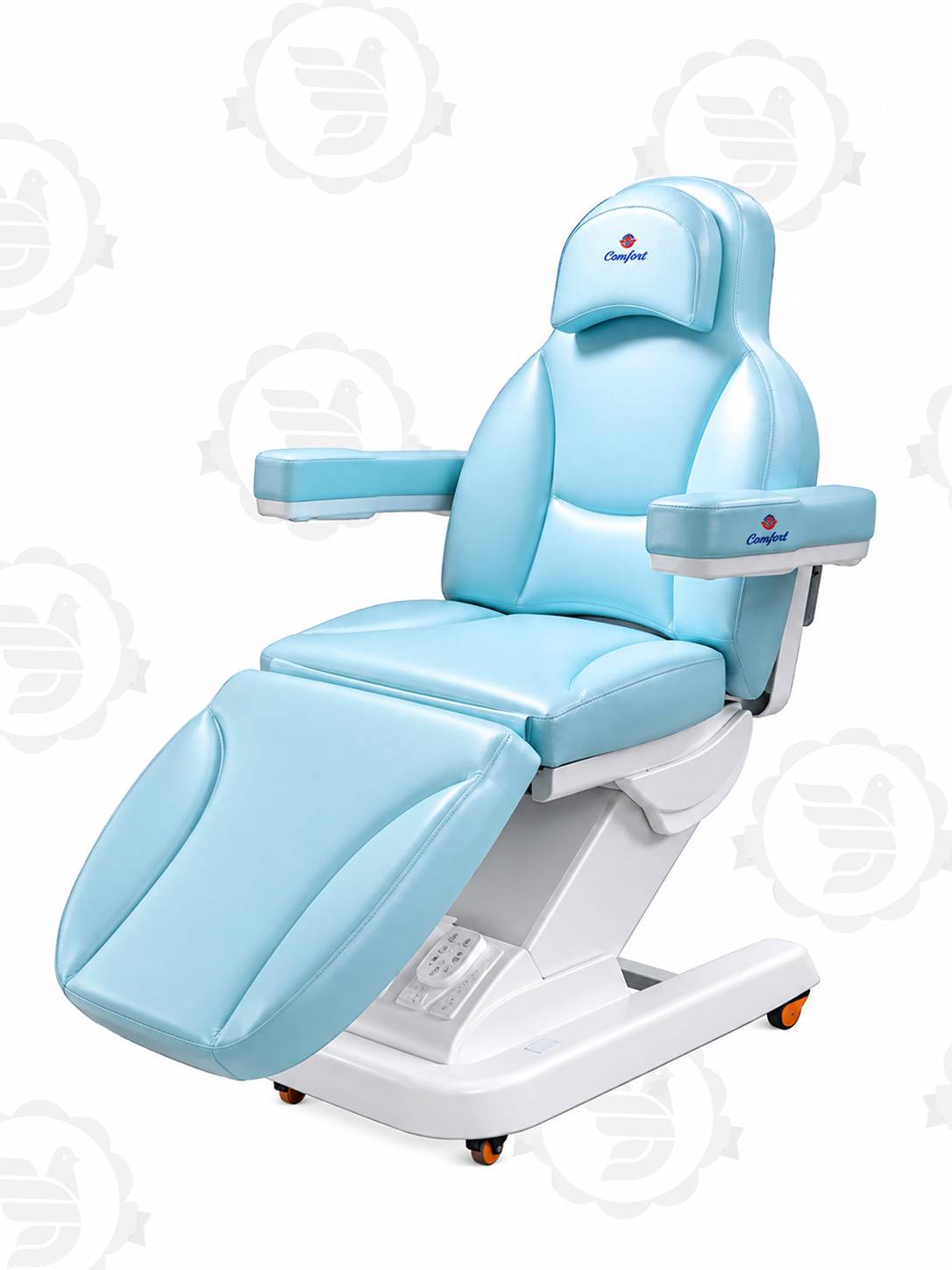 تخت پزشکی با کاربری زیبائی دارای 3 موتور تایوانی و ریموت کنترل مدل Dortmond